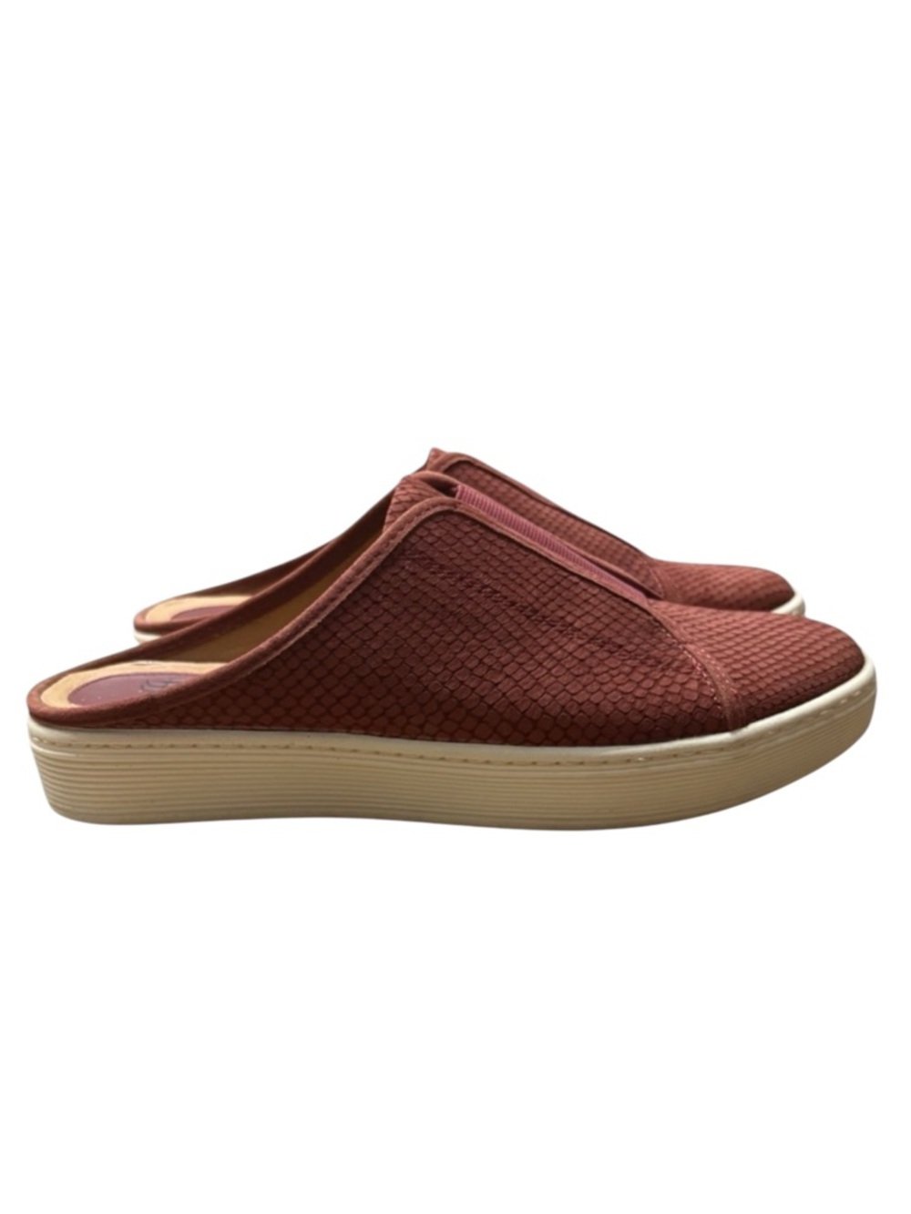 SOFFT Beekon Brick Nubuck Leather Backless Slip On Sneakers Size 8.5 -- GORGEOUS